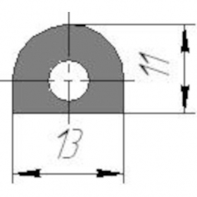 Уплотнение силиконовое №071