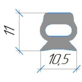 Уплотнение силиконовое №341