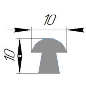Уплотнение силиконовое №465