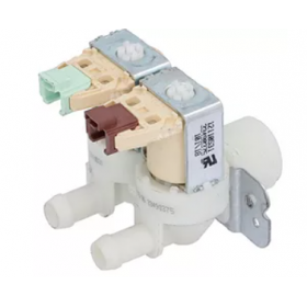 Solenoid valve double straight 230VAC 50/60Hz plastic 622152