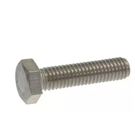 Hexagonal screw DIN 933 / ISO 4017 thread M6 SS WS 10 thread L 25 mm 629486