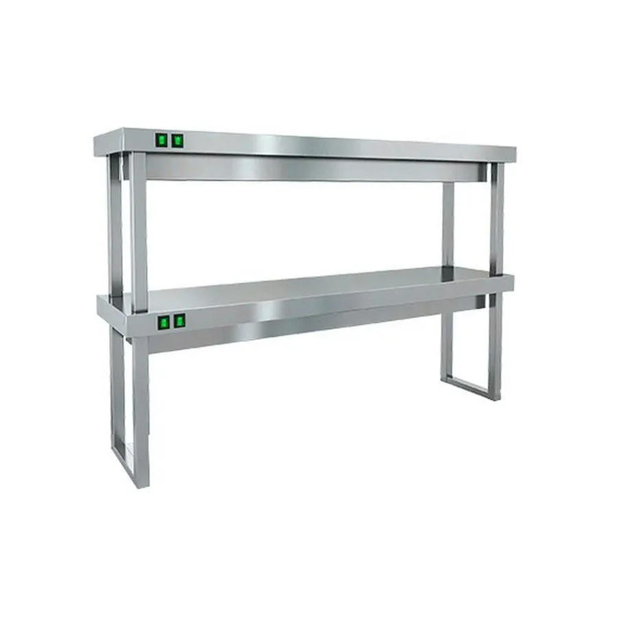 TP2-18/4 полка тепловая настольная двойная, 1800х400х800мм, HICOLD RUS