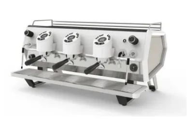 Кофемашина Sanremo D8 PRO 3 высокие гр,Total White,Подсветка+Cold Touch+Экономайзер,белая