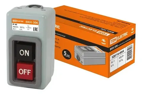 Выключатель кнопочный ВКН 315 TDM Electric. 
