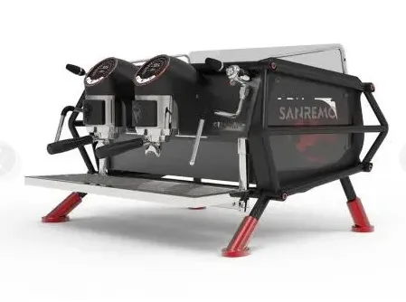 Кофемашина Sanremo Café Racer Naked 2 гр. черно-красная