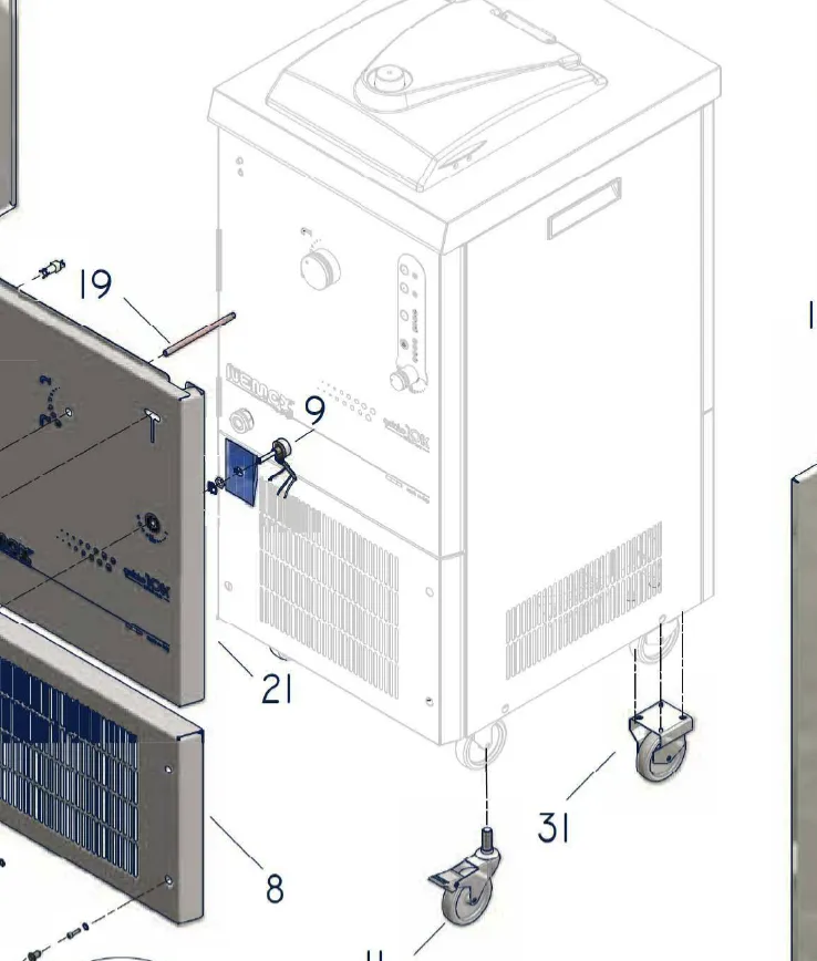Деталировка Nemox ICE CREAM MAKER PRO 10K CREA