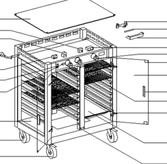 Деталировка Roller Grill RE 2 DEPUIS MAI 2007