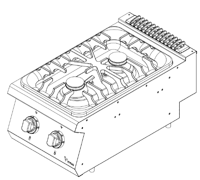 Деталировка для Газовая плита VITAL GKO7030 VITAL