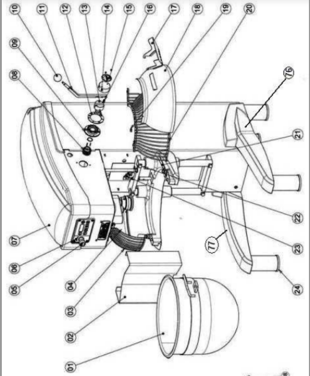 Деталировка для BM 40R_sn2082945