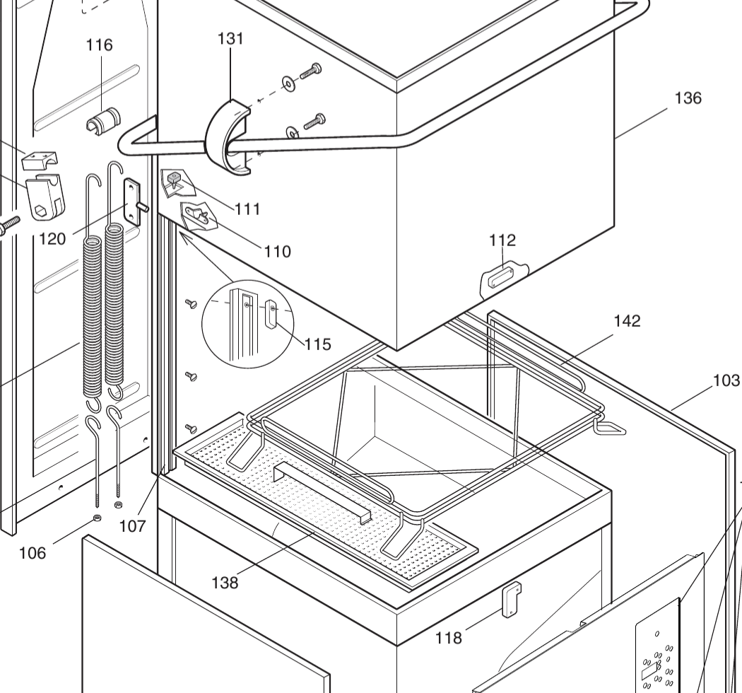 Деталировка Electrolux серий ZHT / OHT / KHT / NHT / EHT