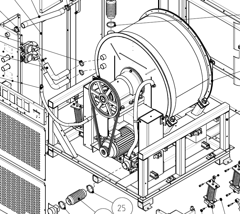 Деталировка стиральной машины LM40 LM55 Imesa