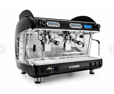 Кофемашина Sanremo Verona SED+AM (автомат) 2 высокие гр. экономайзер, чёрная