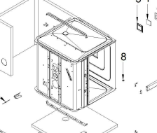 Деталировка для пароконвектомата газ. Angelo-Po BX101G