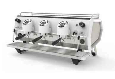 Кофемашина Sanremo D8 PRO 3 высокие гр,Total White,Подсветка+Cold Touch+Экономайзер,белая