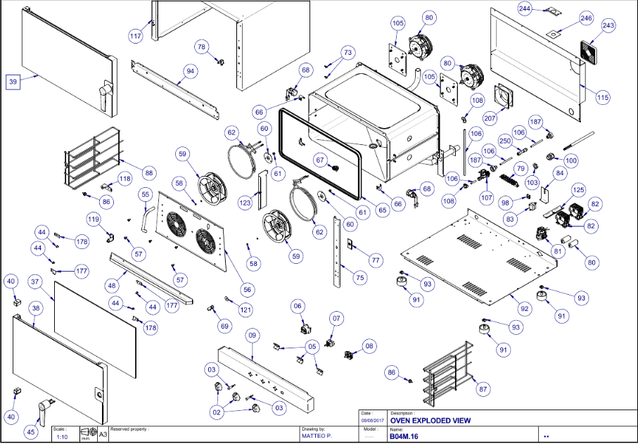 Деталировка для B04M16 = VORTMAX VMI 04_WLBAKE WB464-S MR