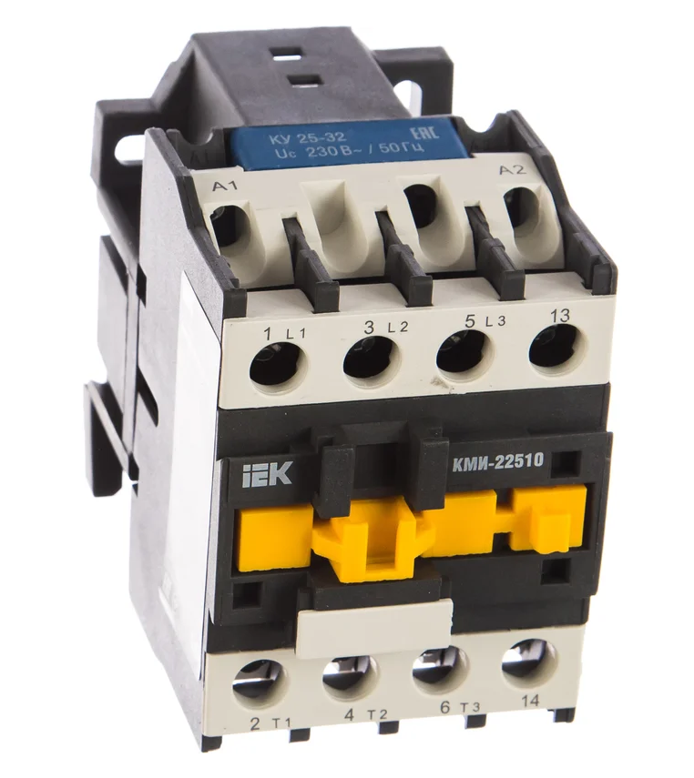 Контактор IEK КМИ-22510 25-40 А 220 В 5,5 Квт /400В /11 кВт /660В-15 квт. 
