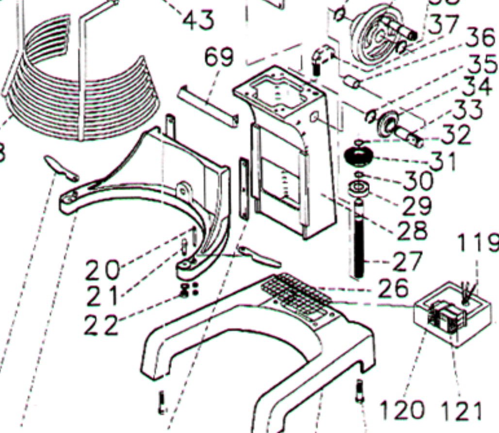 Деталировка для Sinmag SM 402N