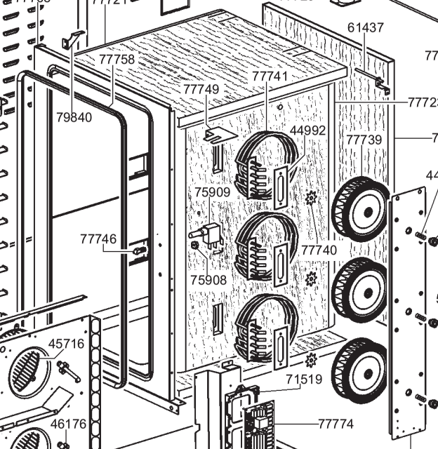 Деталировка для Smeg ALFA341VE
