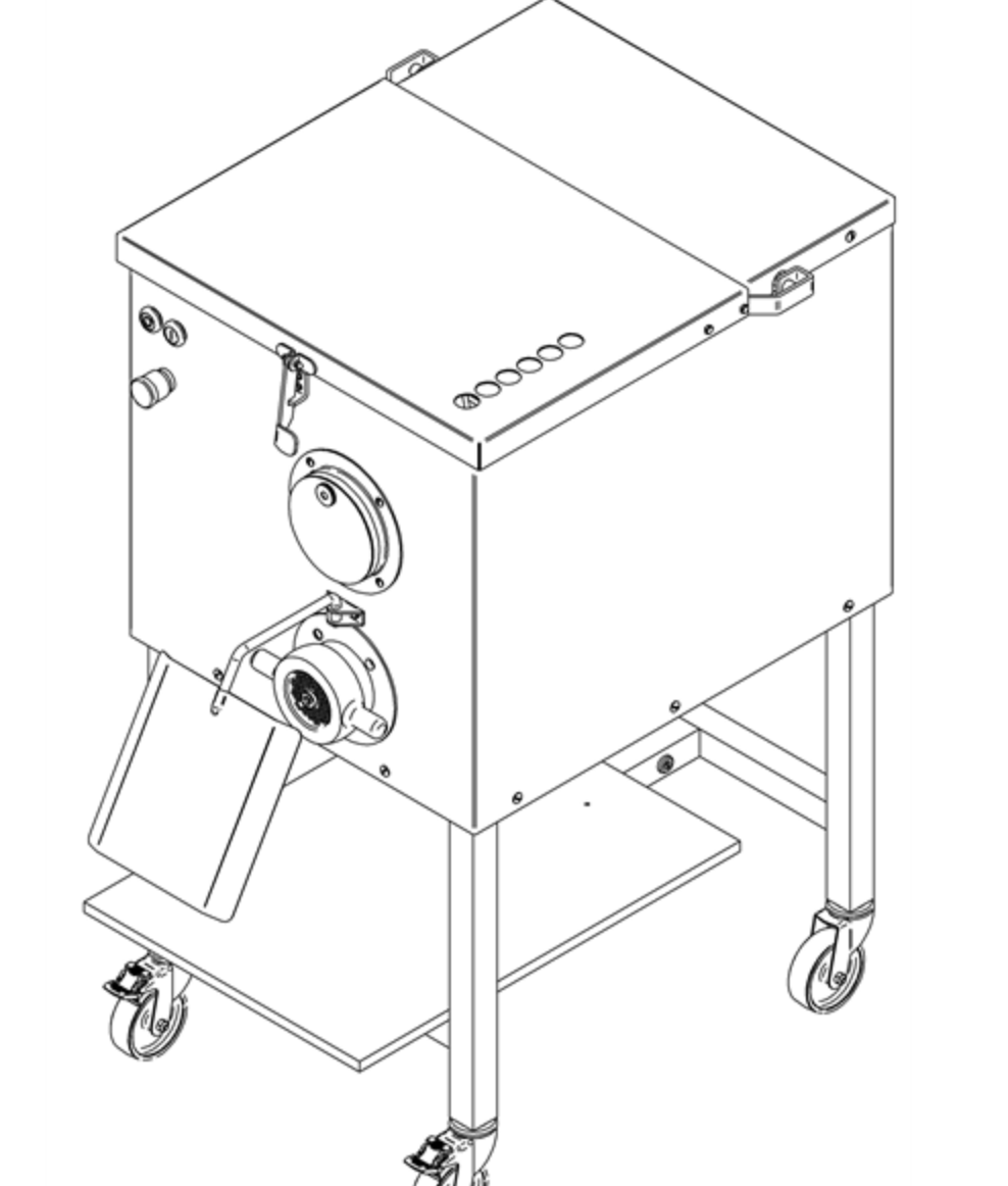 Деталировка мясорубки LM-22A; LM-82A