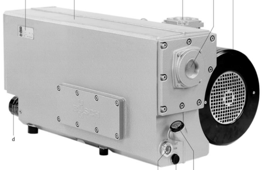 Деталировка для Busch Вакуумные насосы R5 0165 D, R5 0205 D, R5 0255 D, R5 0305 D