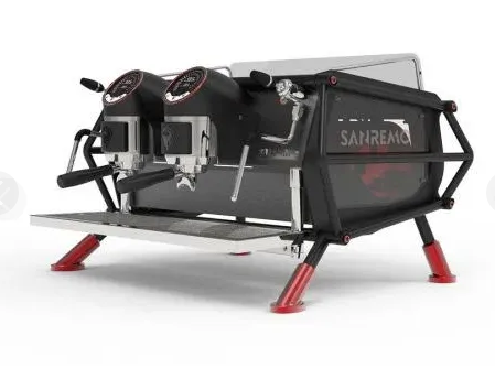 Кофемашина Sanremo Café Racer Naked 2 гр. черно-красная