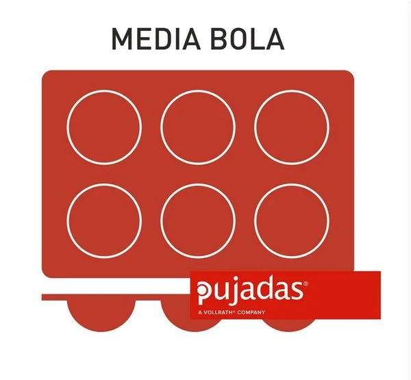 M.Pujadas, S.A Форма для выпечки 850.002 (Полушар, 6шт., d7см, h3,5см, силиконовая )