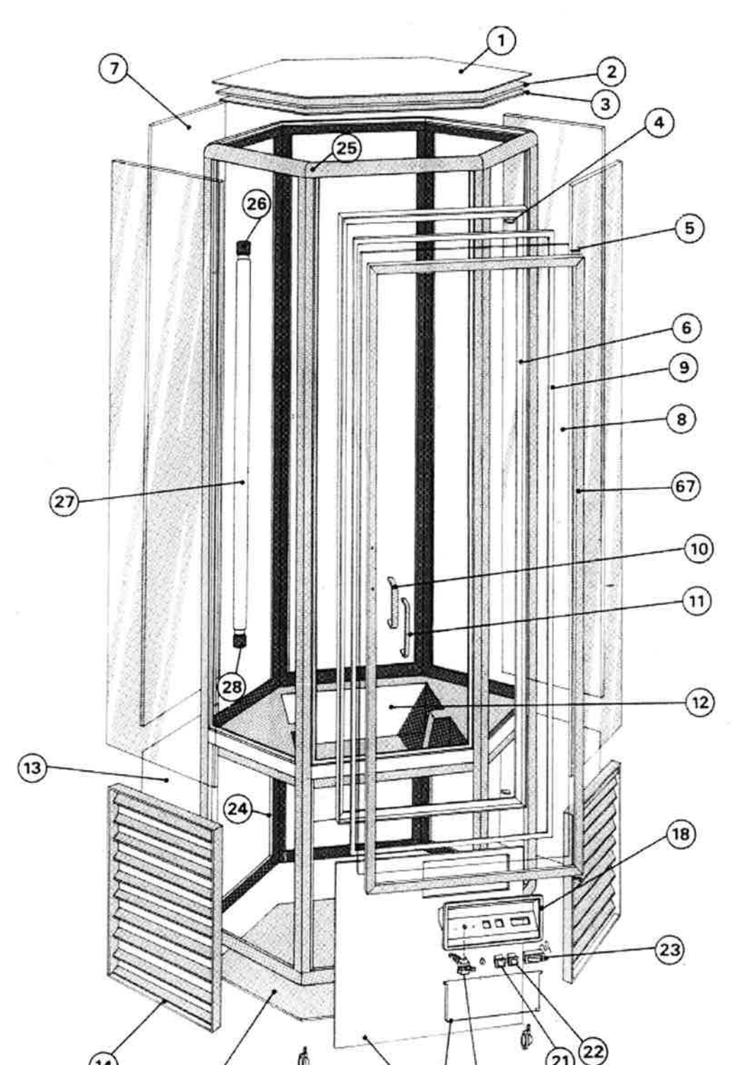 Деталировка для Tecfrigo Snelle 600 R