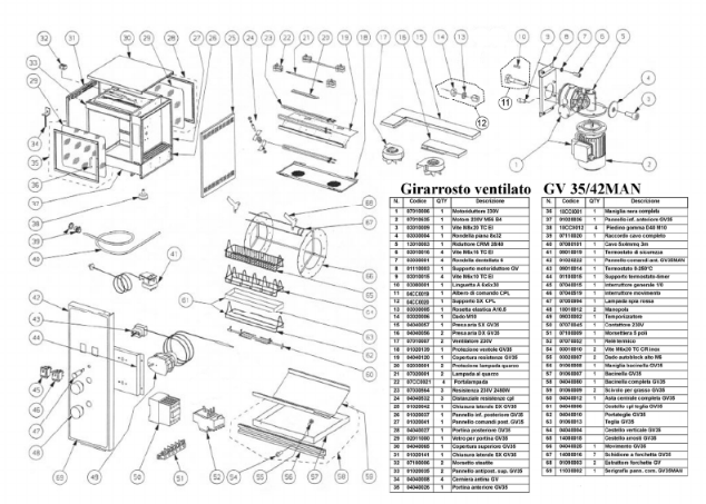 Деталировка для GV35 42