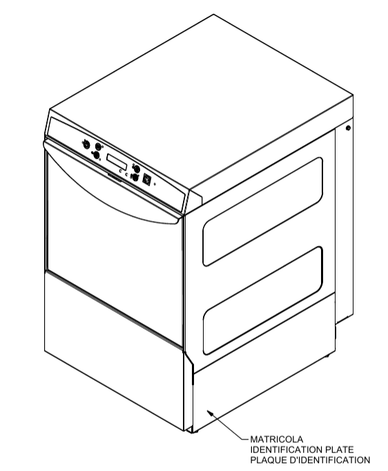 Деталировка для Стаканомоечная машина Vortmax FDME 400
