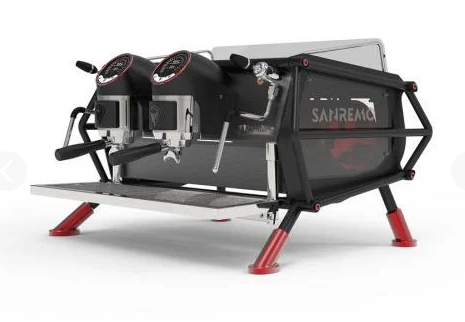 Кофемашина Sanremo Cafe Racer Naked 2 гр. черно-красная