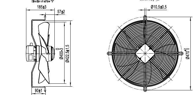 Деталировка для YWF.A4S-400S-5DIA00