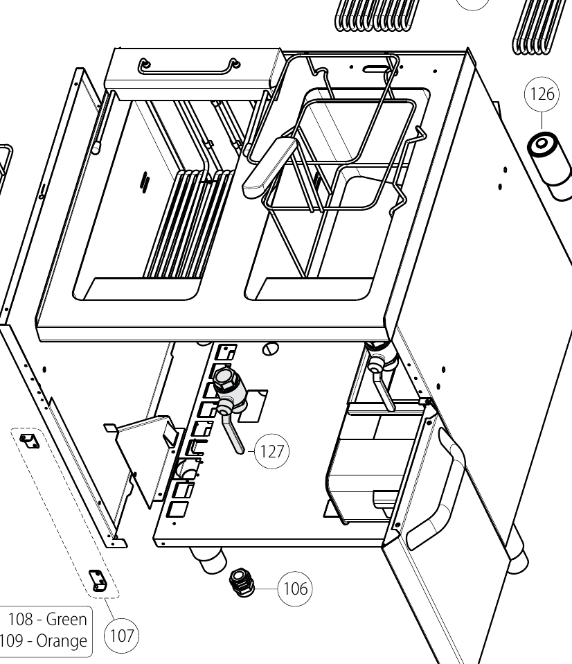 Деталировка фритюра FRS70E7