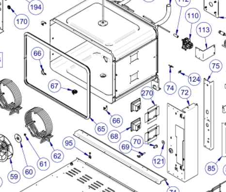 Vortmax Деталировка печи VSI 05 W (L04DCY)
