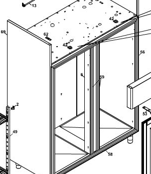 Деталировка для морозильной камеры CX140BR