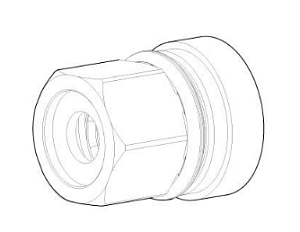 КОНУС ДЛЯ ИЗМЕЛЬЧИТЕЛЯ СЫРА APACH AGR2 F2280 2,5MM
